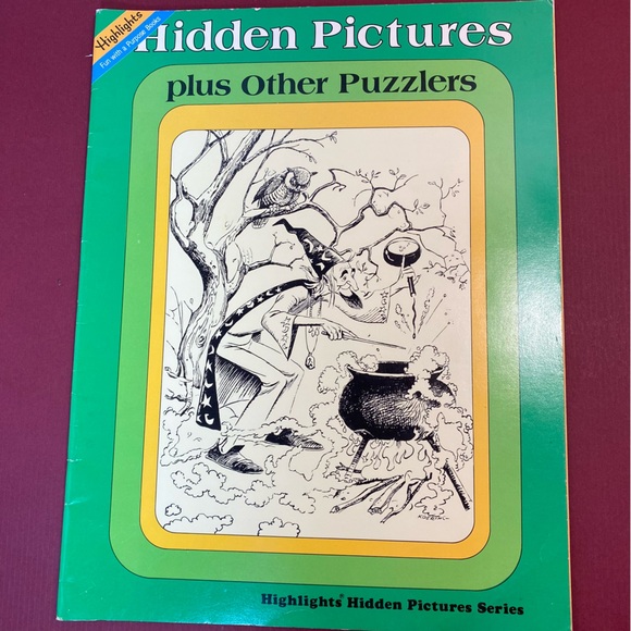 Vintage 1981 Highlights Hidden Pictures Series Lot of 5 Activity Books - Picture 4 of 7